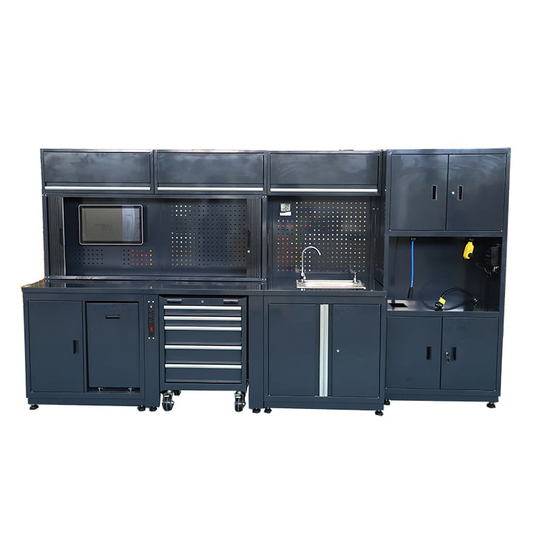 Meuble de rangement de garage intelligent professionnel GLG8000 avec réservoir d'eau