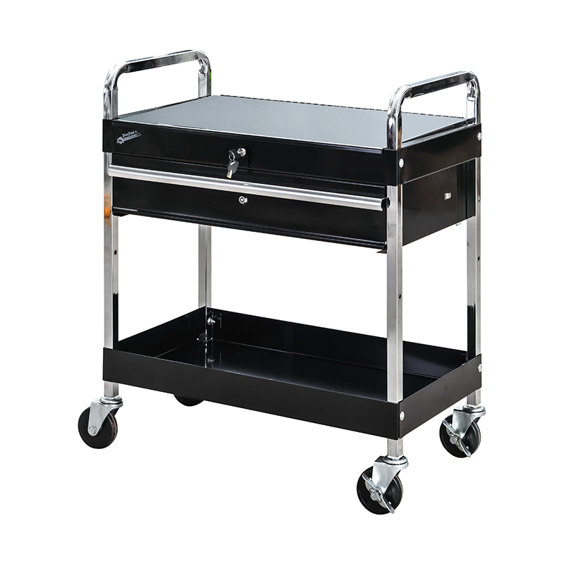 Chariot à outils en métal à 1 tiroir GL305 avec plateaux