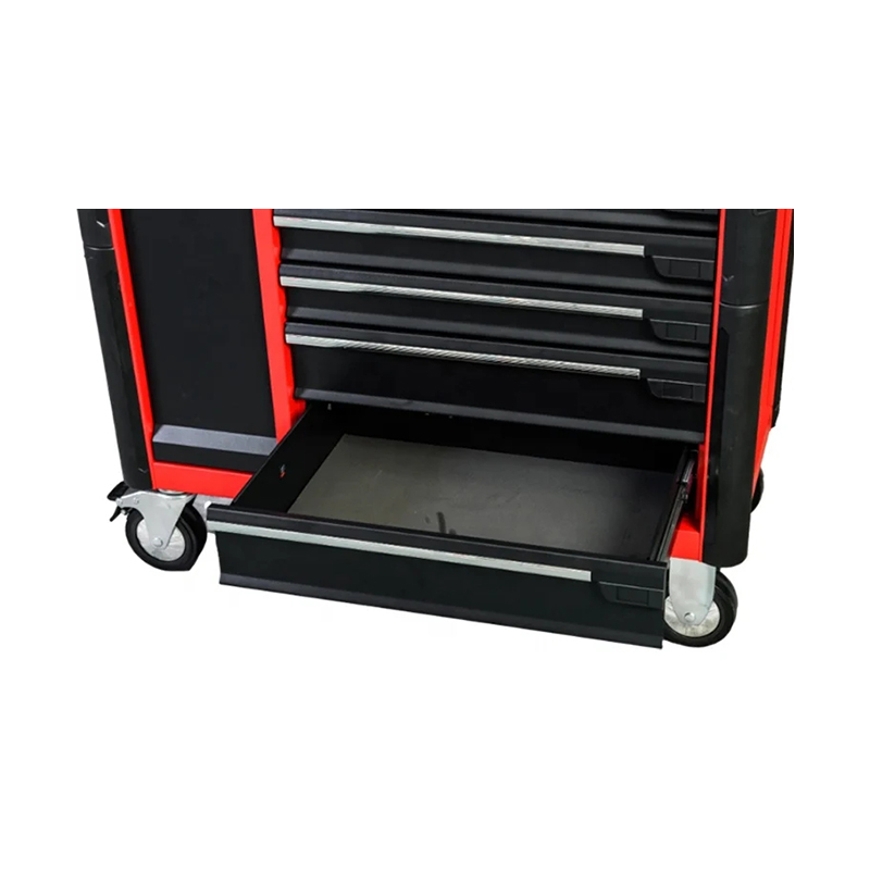 Armoire à roulettes professionnelle GL3407L-D avec plateau de travail en acier inoxydable et plaque de suspension extractible