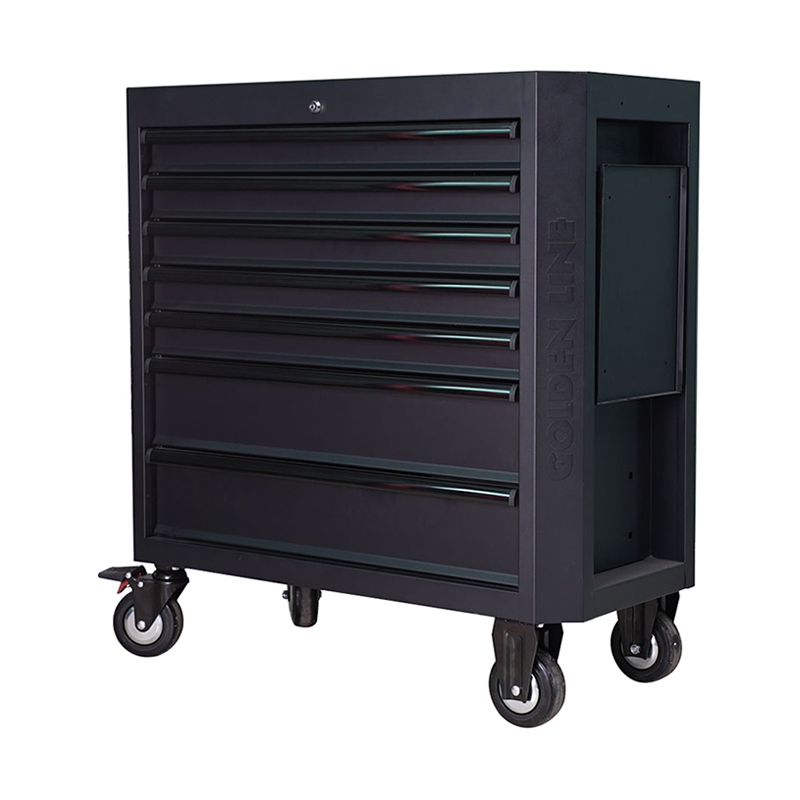 Armoire à outils mobile industrielle à tiroirs inférieurs extra larges GL3607L