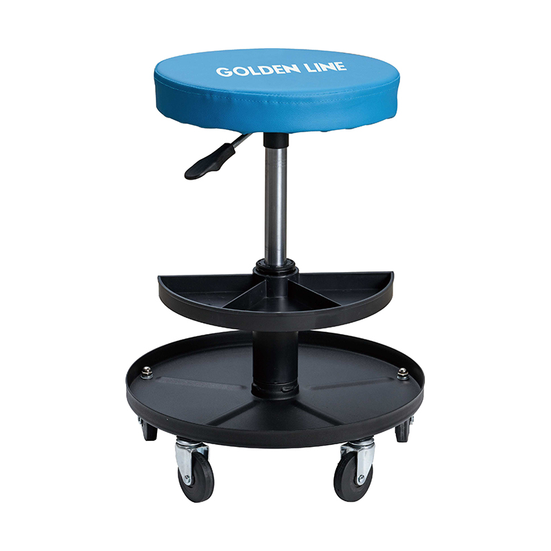 Chariot à outils GL402 avec siège rampant amovible à deux plateaux