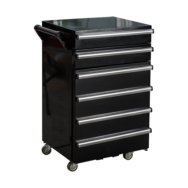 Armoire à outils en métal GL408 à 2 tiroirs avec mini-réfrigérateur