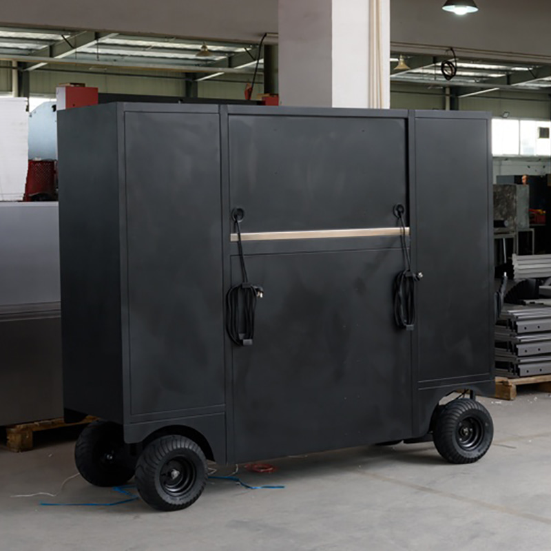Boîte à outils GLMrsBig Pit Cart et armoire en métal avec chariot roulant pour poste de travail d'atelier