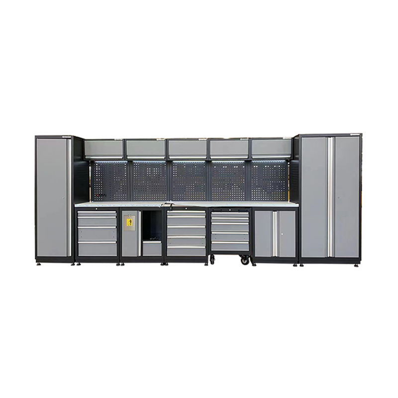 GLG6000X personnalisé combiné multifonctionnel en acier Garage armoire à outils de stockage meubles de laboratoire établi en bois inoxydable