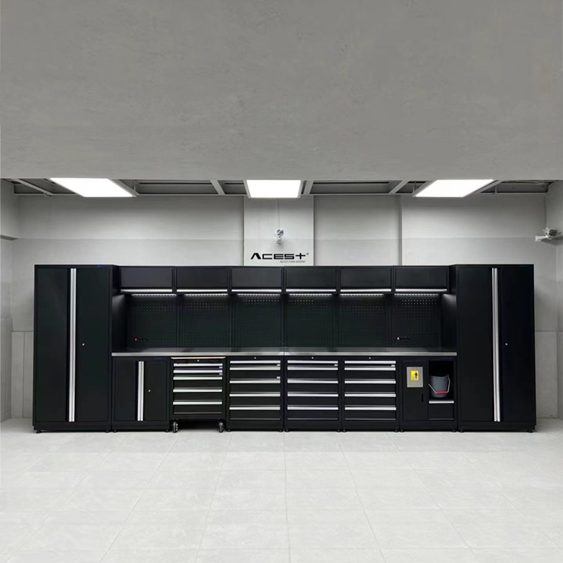 GLG6000X personnalisé combiné multifonctionnel en acier Garage armoire à outils de stockage meubles de laboratoire établi en bois inoxydable