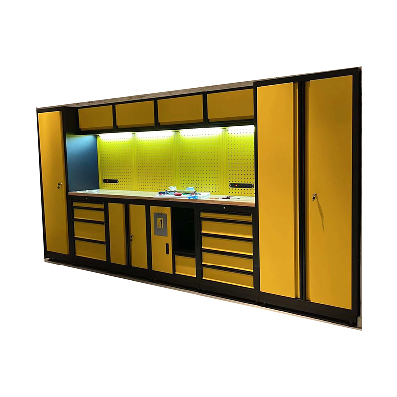 GLG6000X personnalisé combiné multifonctionnel en acier Garage armoire à outils de stockage meubles de laboratoire établi en bois inoxydable