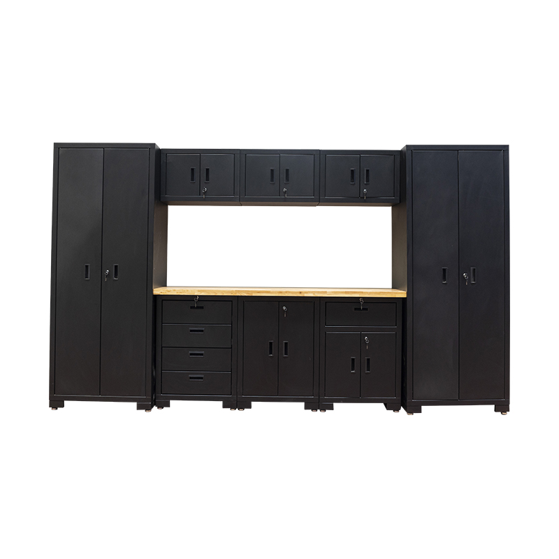 Meuble de rangement de garage standard de grande taille ferme GLG5000A avec table en bois