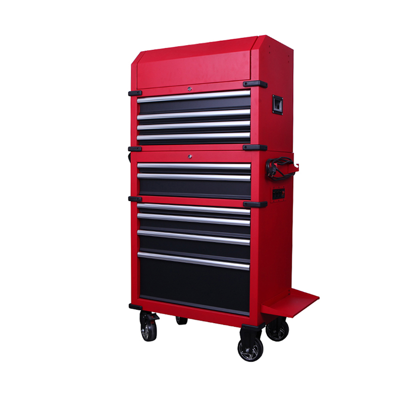 Combinaison de rangement avec tiroirs GL3704 et GL3706, boîte à outils Portable en fer robuste