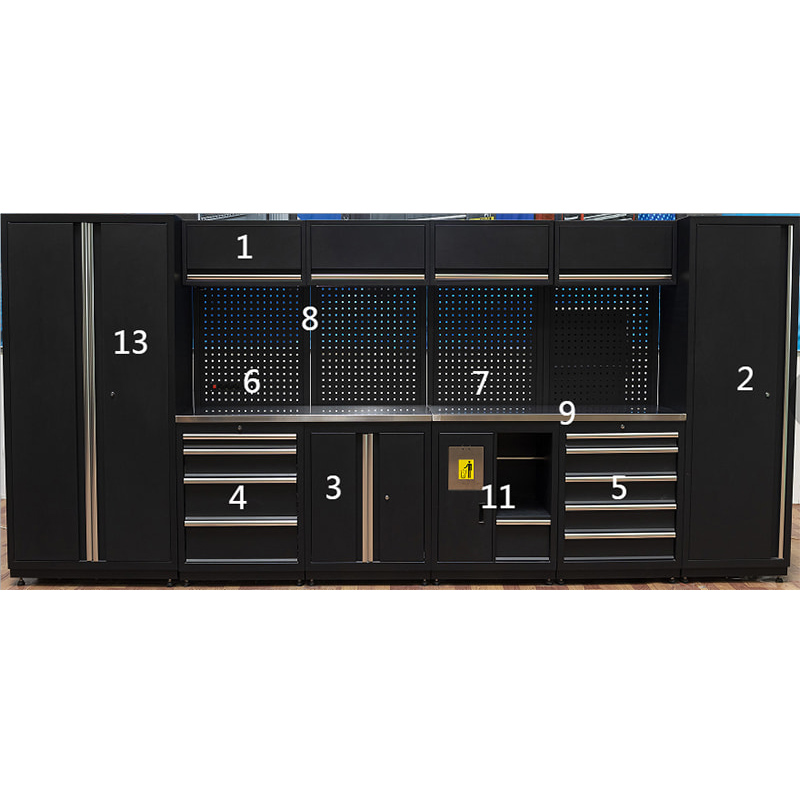GLG6000B établi poste de travail armoire à outils coffre à outils prise lumière combinaison multifonctionnelle
