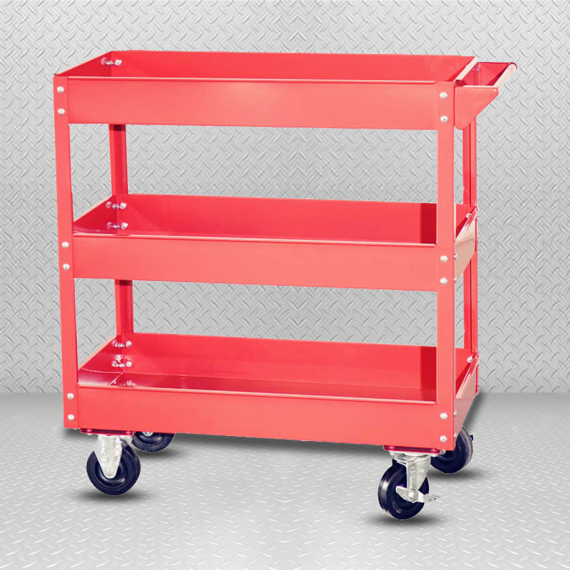 Chariot à outils à trois couches GL302