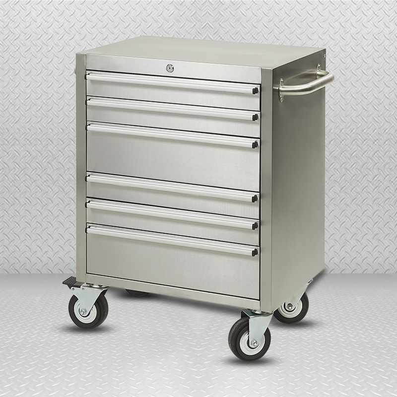 Armoire à outils robuste en acier inoxydable à 6 tiroirs GLS2006